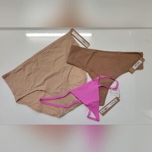 (SKIMS)3 panties for $32 new with tag, Sizes:L SKIMS-Style-024